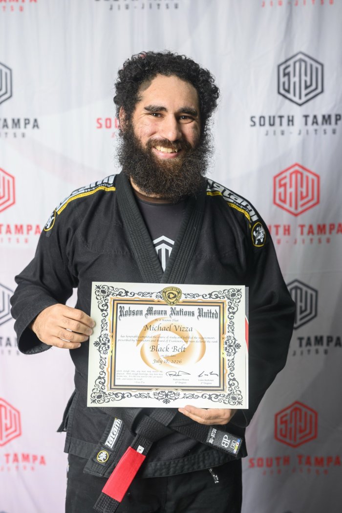 Black belt · July 18, 2026 · Promoted by Lane Andrews