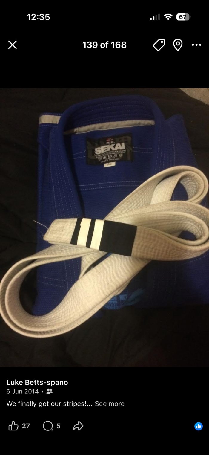 White belt · October 15, 2013