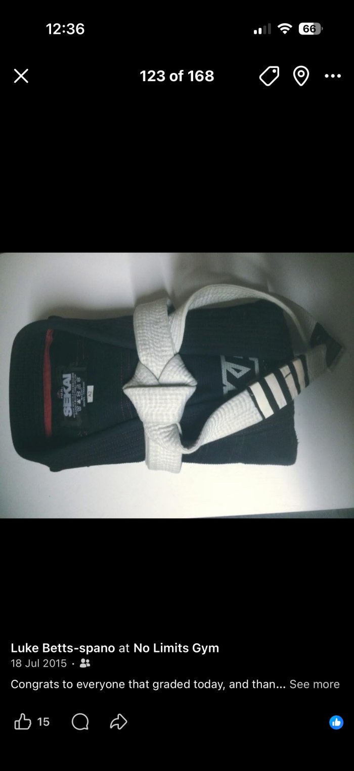 White belt · October 15, 2013