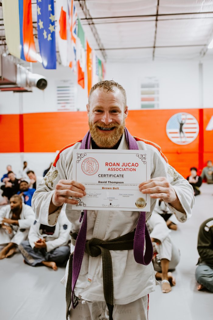 Brown belt · December 7, 2024 · Promoted by Roan Jucao