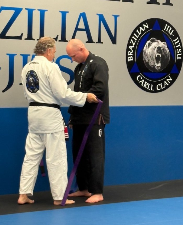 Purple belt · July 30, 2026 · Promoted by Shawn Carll