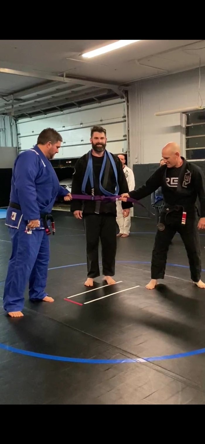 Purple belt · September 23, 2025 · Promoted by Jamie Weaver