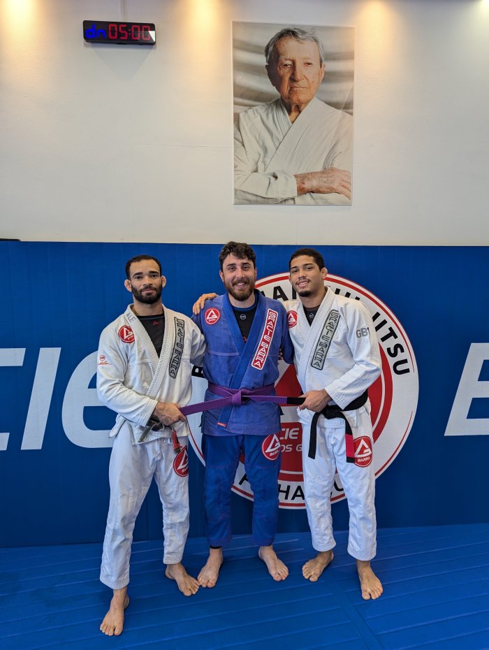 Purple belt · July 6, 2024 · Promoted by Lúcio Rodrigues