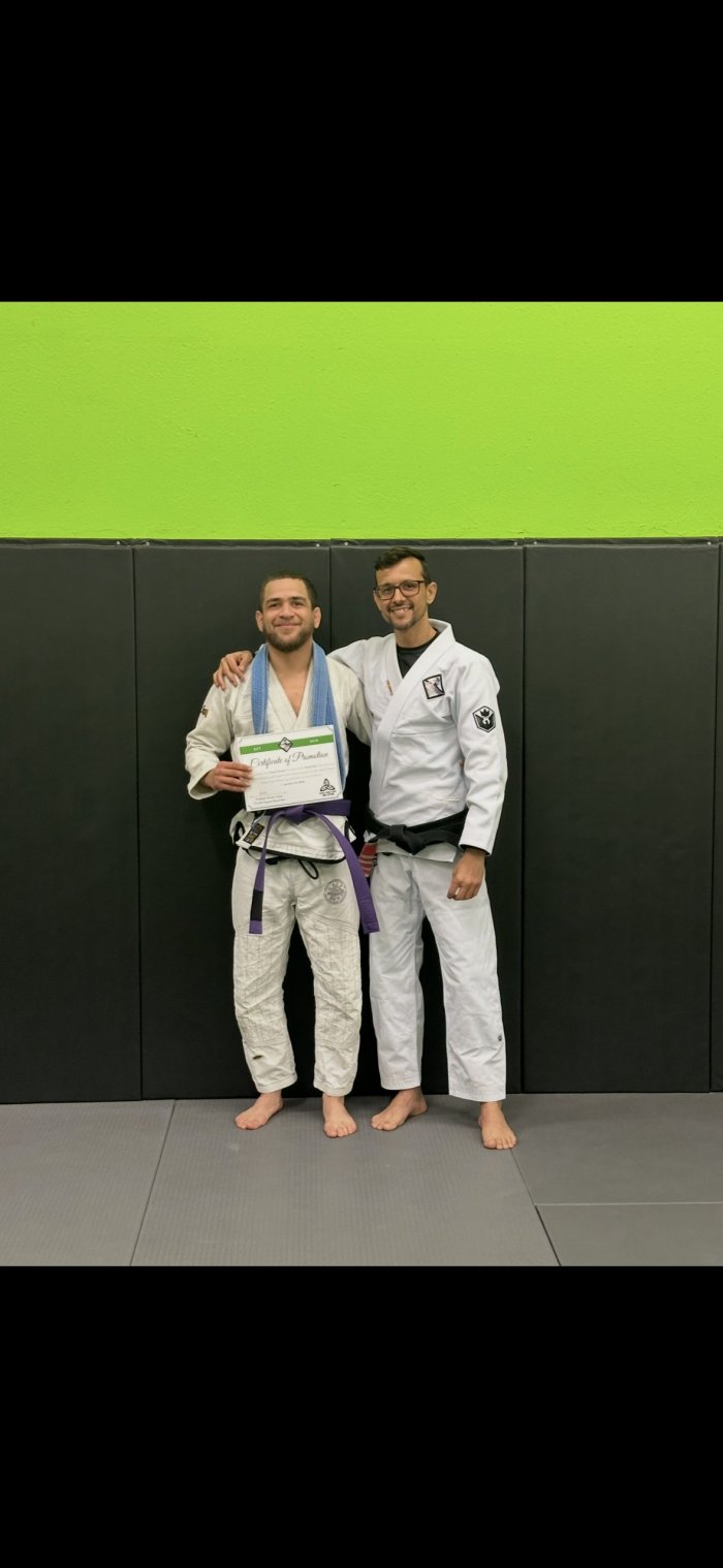 Purple belt · January 5, 2024 · Promoted by Bruno Lima