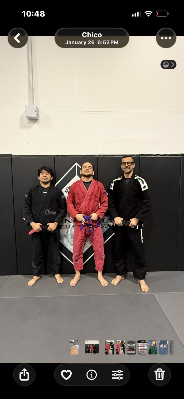 Purple belt · January 5, 2024 · Promoted by Bruno Lima