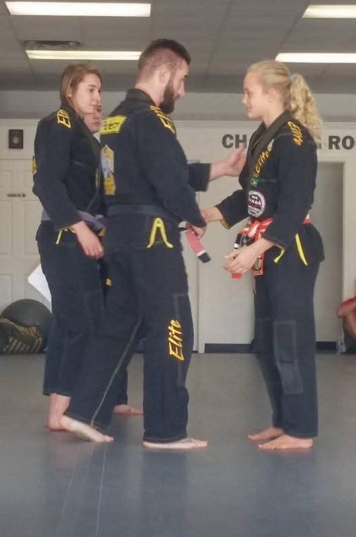 Orange belt · December 4, 2016 · Promoted by John Michael George