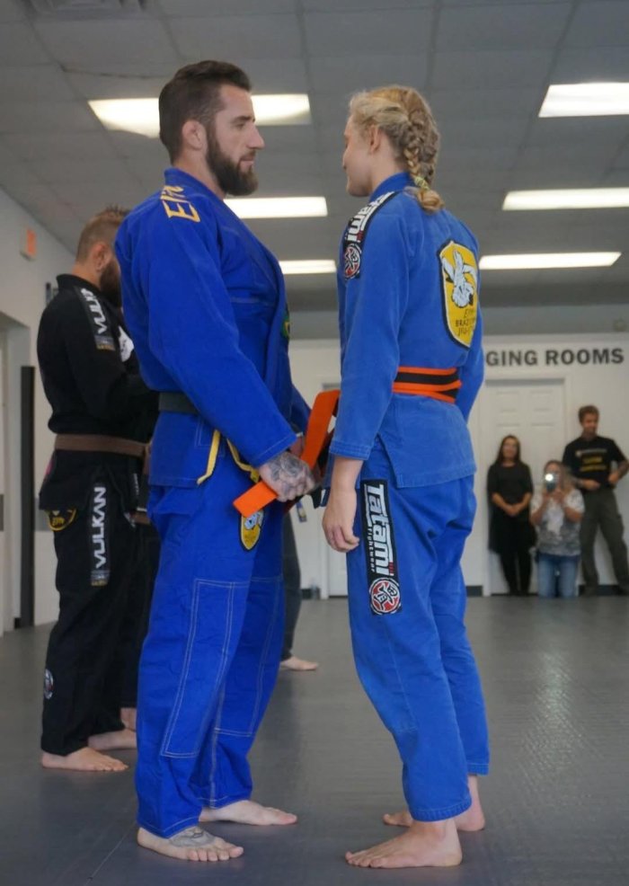 Orange belt · December 4, 2016 · Promoted by John Michael George