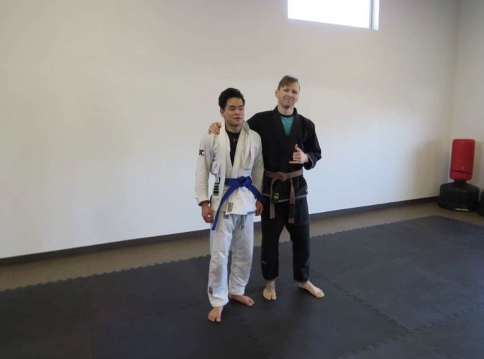 Blue belt · March 9, 2019 · Promoted by Andrew Weatherhead