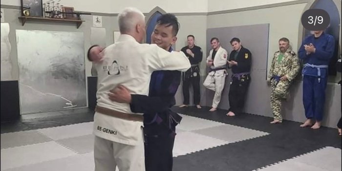 Purple belt · September 15, 2021 · Promoted by Dave Bill