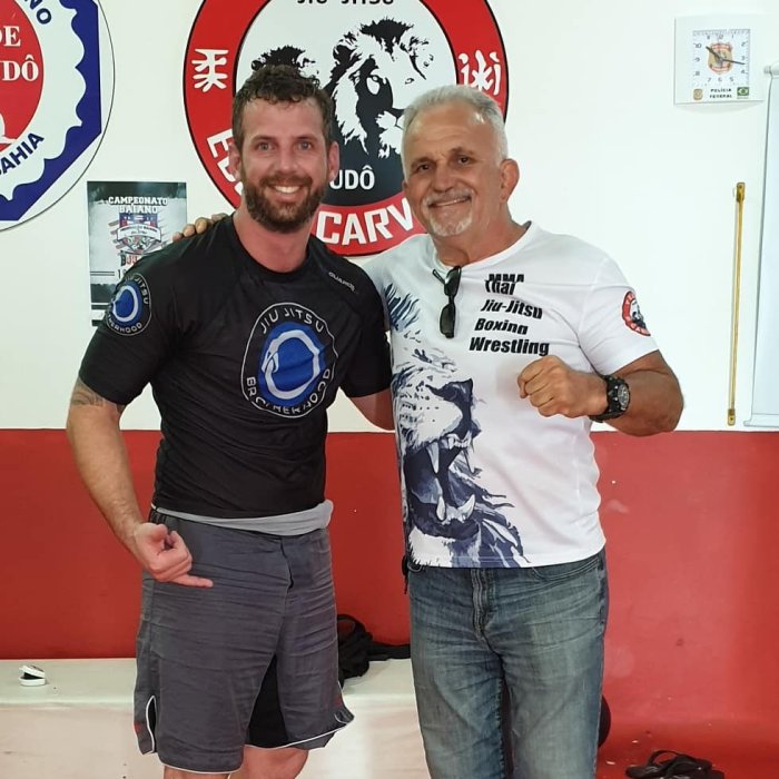 With Ricardo Carvalho in Bahia Brazil 2019