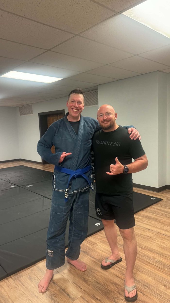 Blue belt · January 15, 2022 · Promoted by Michael Hooker