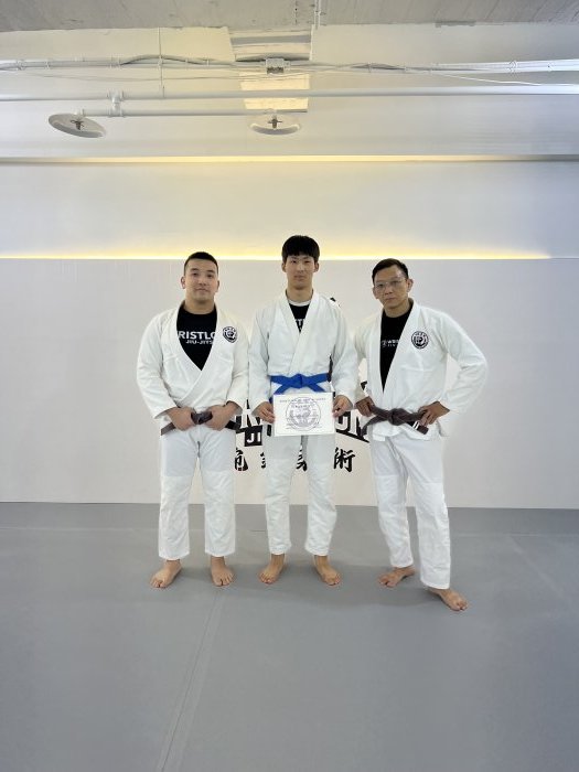 Blue belt · August 11, 2026 · Promoted by Nicholas Lok