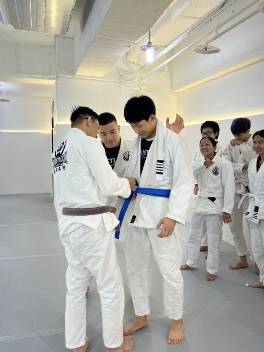 Blue belt · August 11, 2026 · Promoted by Nicholas Lok