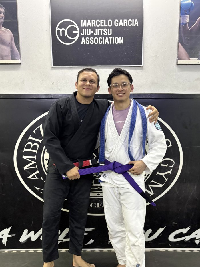 Purple belt · August 12, 2026 · Promoted by Johan Luis Garcia-Candal