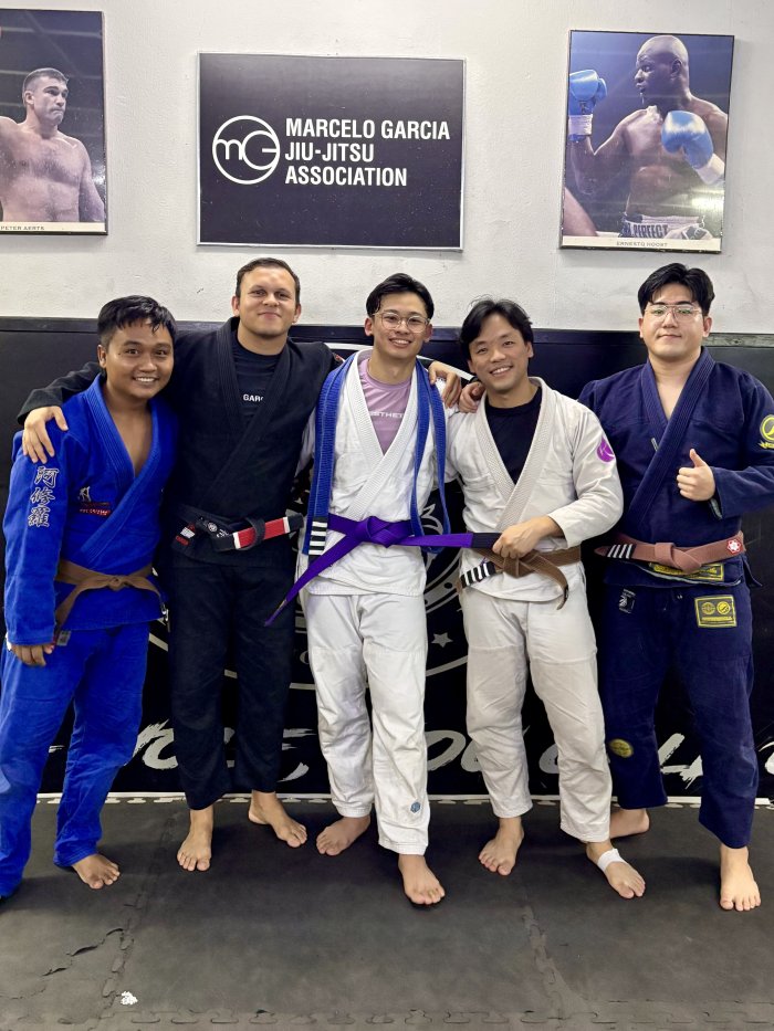 Purple belt · August 12, 2026 · Promoted by Johan Luis Garcia-Candal