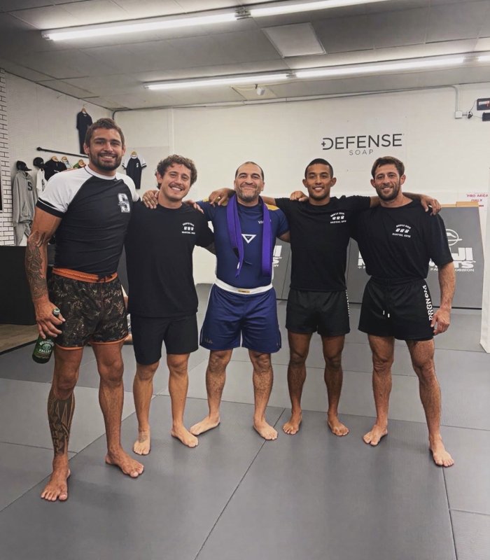 Purple belt · August 29, 2026 · Promoted by Nick Rodriguez, Damien Anderson, Ethan & Liam Crelinsten, and Anthony Salvator
