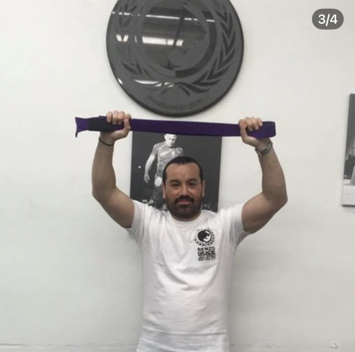 Purple belt · June 15, 2016 · Promoted by Max McGarr Renzo Gracie Reno