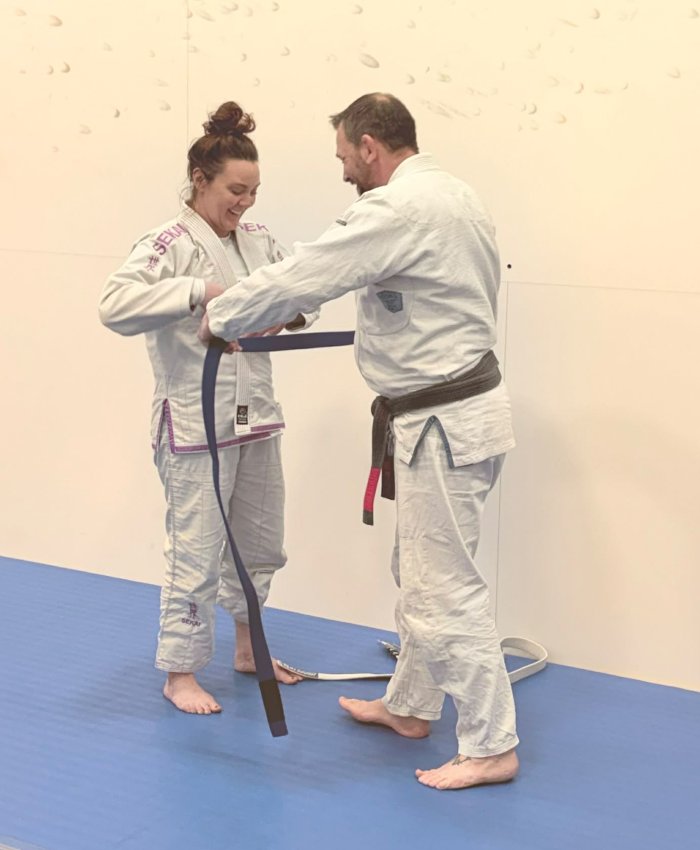 Blue belt · December 22, 2025 · Promoted by Eric Farmer