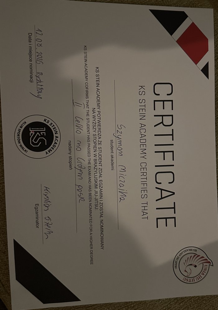 White belt · February 8, 2025