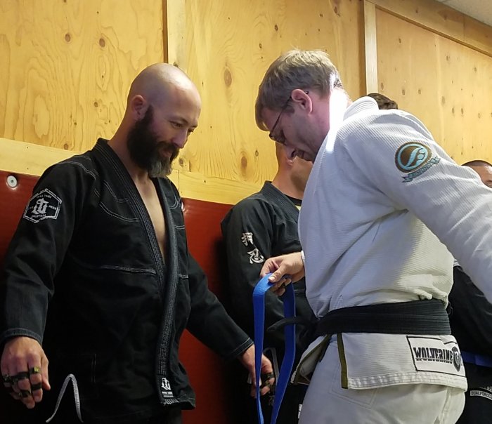 Blue belt · August 31, 2017 · Promoted by Toby Clary