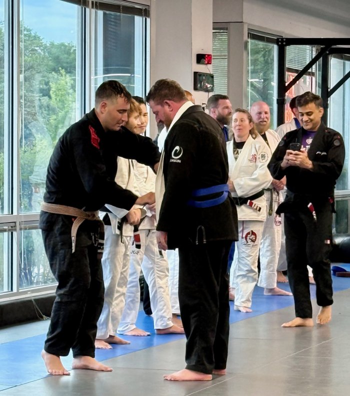 Blue belt · July 30, 2026 · Promoted by Naqi Sayed