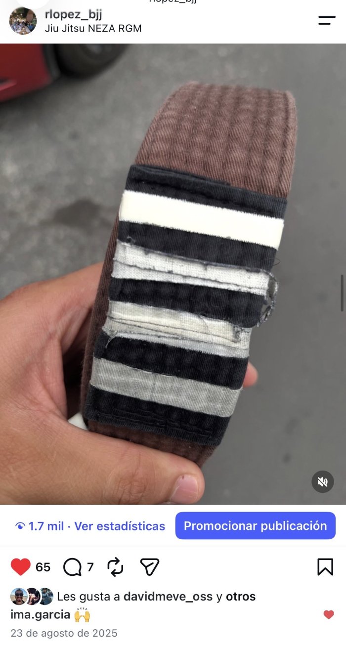 Brown belt · September 17, 2023 · Promoted by Arturo Cardenas Rocha
