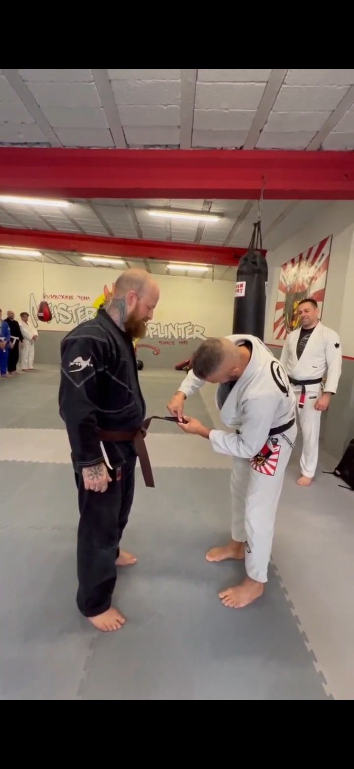 Brown belt · December 14, 2025 · Promoted by Stephan Van Wichelen