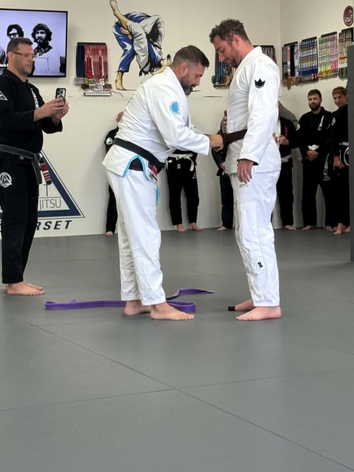 Brown belt · September 5, 2026 · Promoted by Sheldon Valka