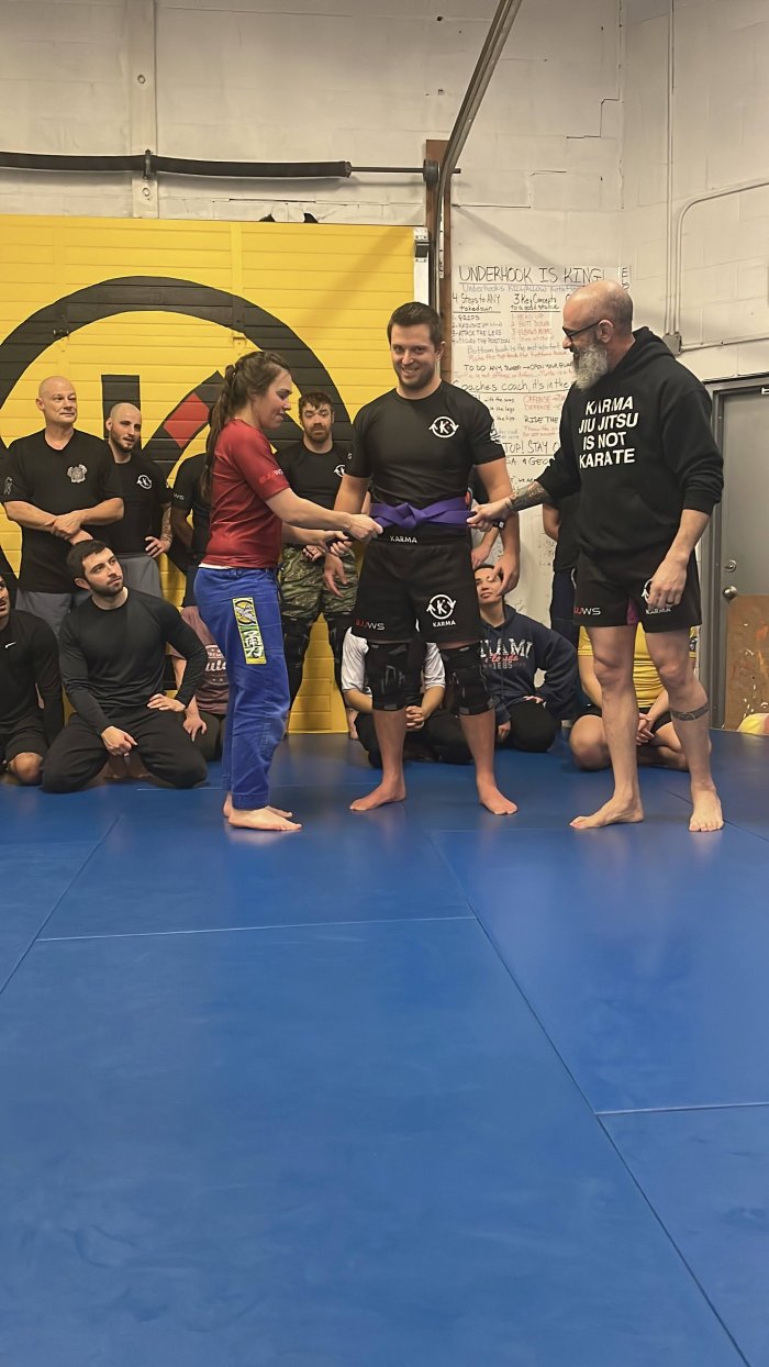 Purple belt · January 26, 2026 · Promoted by Alan Titone