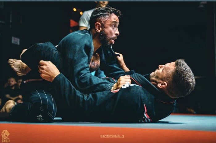 My first Black Belt pro match. Win by decision.
