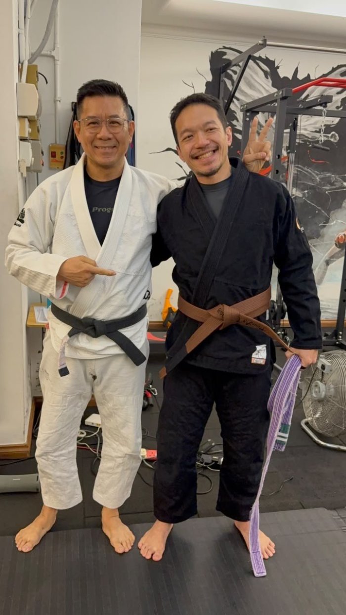 Brown belt · September 10, 2026 · Promoted by Kwokyin Choo