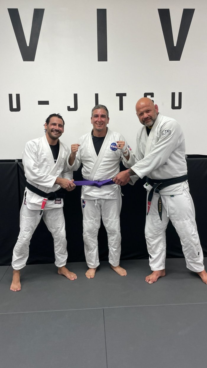 Purple belt · September 9, 2026 · Promoted by Jorge Guerrero