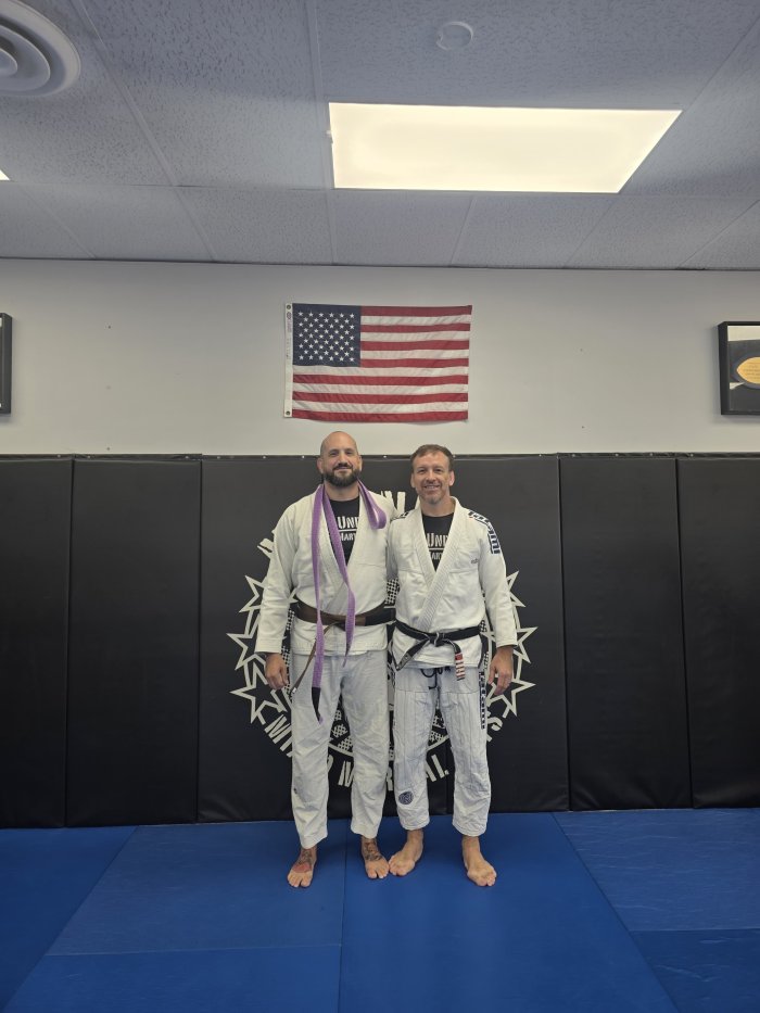 Brown belt · September 12, 2026 · Promoted by Jay Hayes
