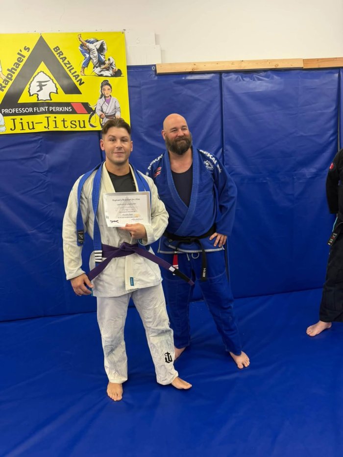 Purple belt · September 19, 2026 · Promoted by Flint Perkins