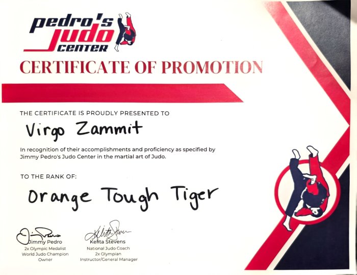 White belt · September 9, 2025