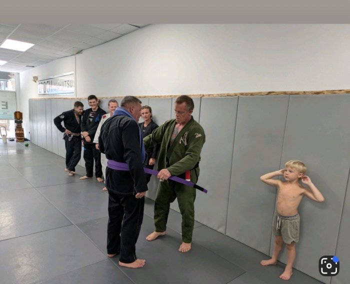 Purple belt · March 15, 2026 · Promoted by Brian Mingia