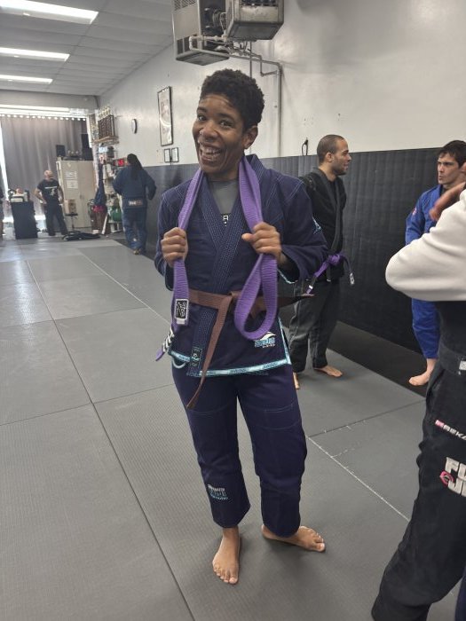 Brown belt · October 18, 2025 · Promoted by Jennifer Ferrari