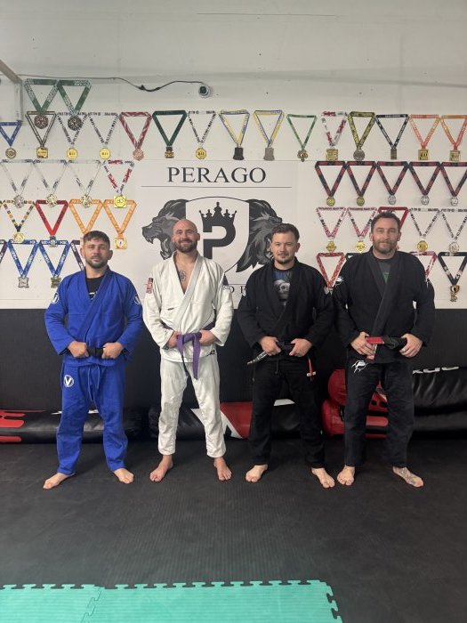 Purple belt · October 1, 2025 · Promoted by Paul Harper