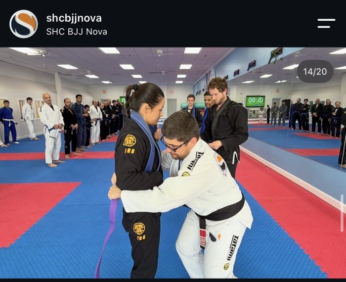 Purple belt · April 18, 2026 · Promoted by Samuel Hertzog Canquerino