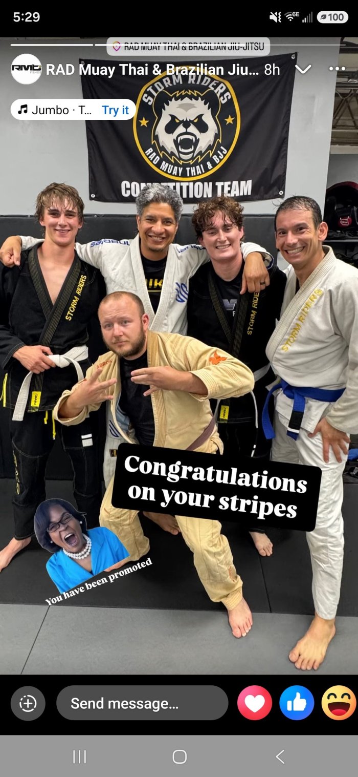 Brown belt · May 22, 2026 · Promoted by Radcliff Durousseau