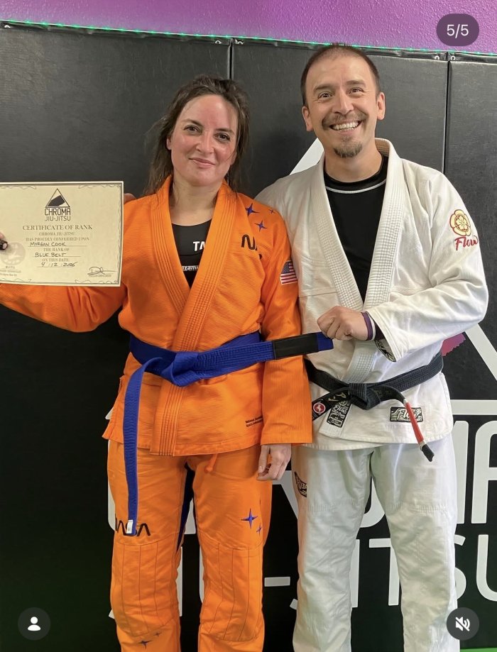 Blue belt · April 27, 2026 · Promoted by Damien Cordova
