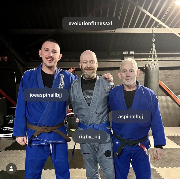 Blue belt · December 25, 2022 · Promoted by Andy Aspinall