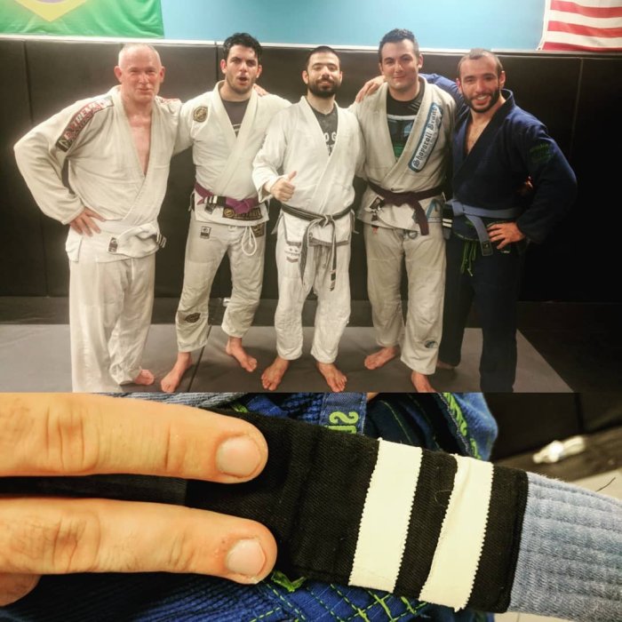 Blue belt · June 6, 2017 · Promoted by Lou Vintaloro