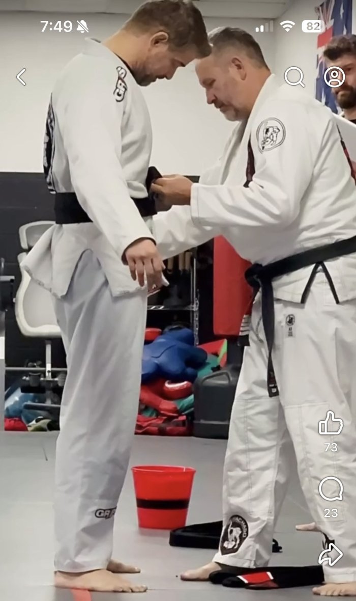 Black belt · December 13, 2025 · Promoted by Michael Madeley