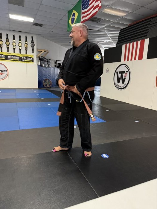 Brown belt · June 5, 2026 · Promoted by Walber “Teté” Barrios