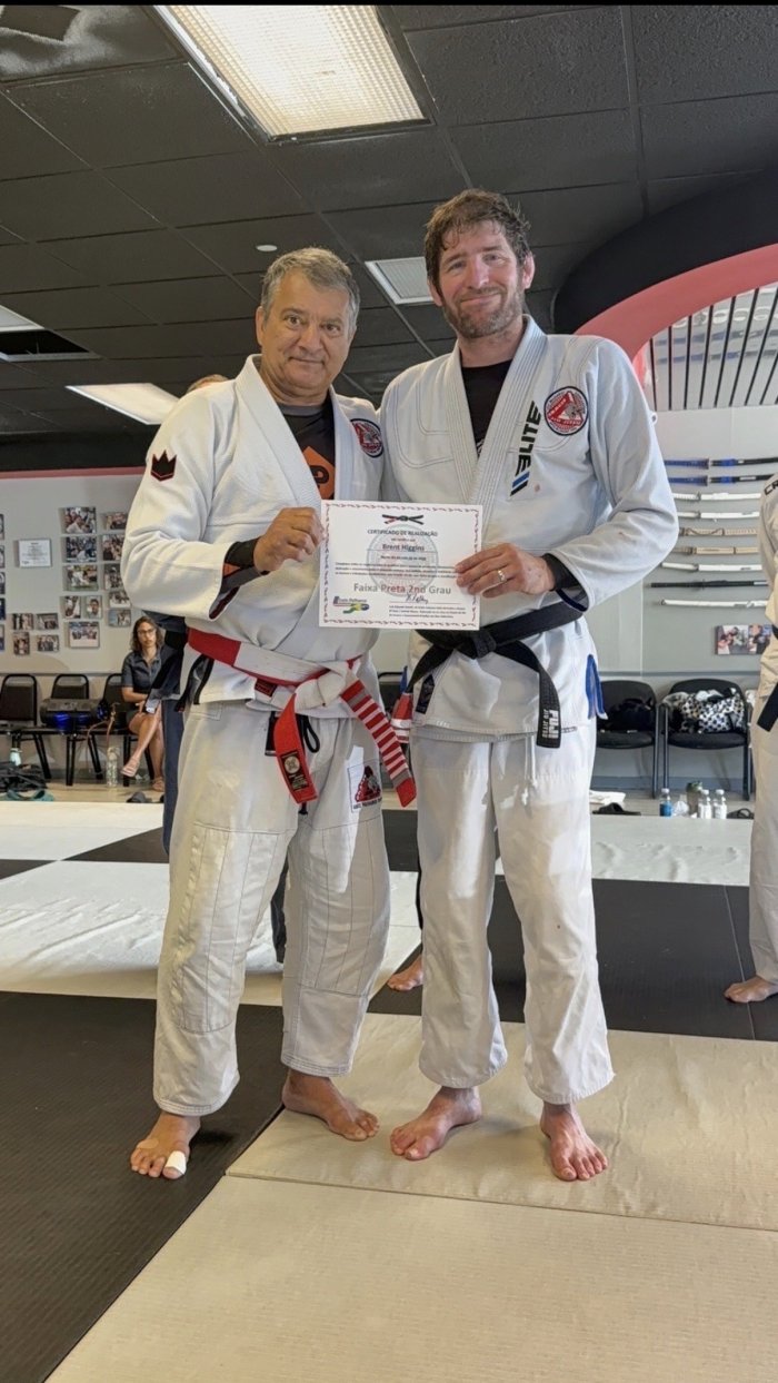 Black belt 2nd degree · June 4, 2026 · Promoted by Luiz Palhares