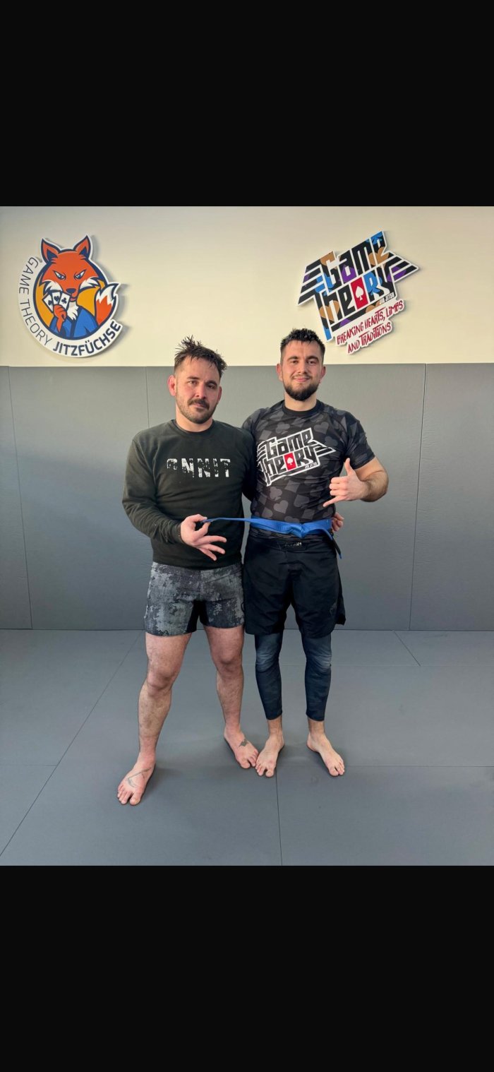 Blue belt · January 18, 2026 · Promoted by Sven Groten