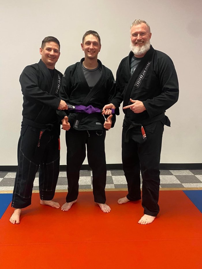 Purple belt · January 26, 2023 · Promoted by Jamie Laviano