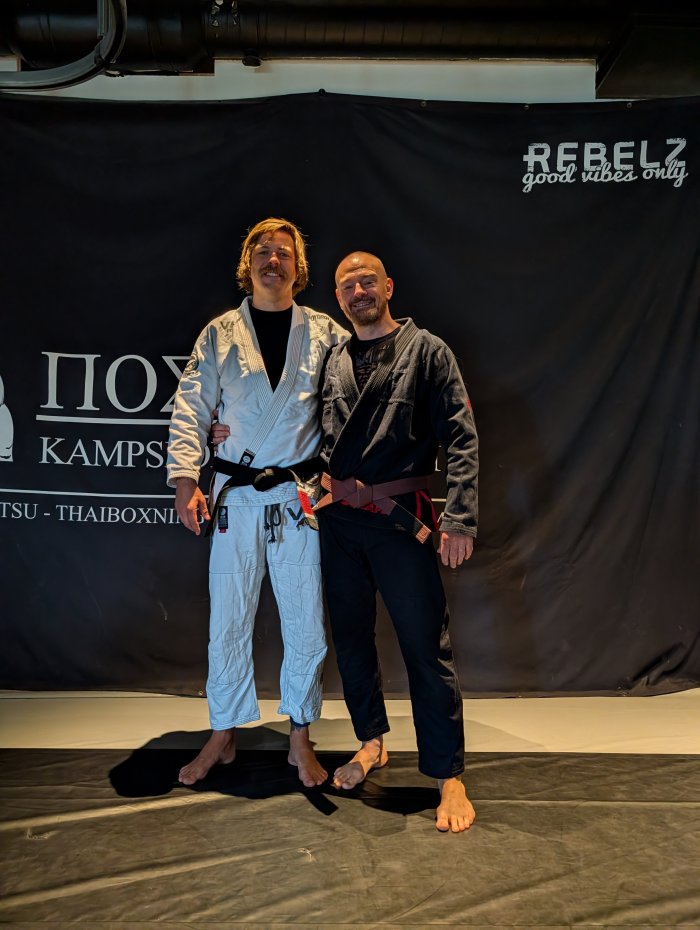 Brown belt · June 13, 2026 · Promoted by Erik Svensson