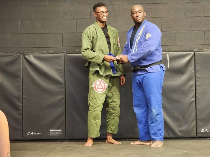 Blue belt · December 3, 2022 · Promoted by Jason Steiner